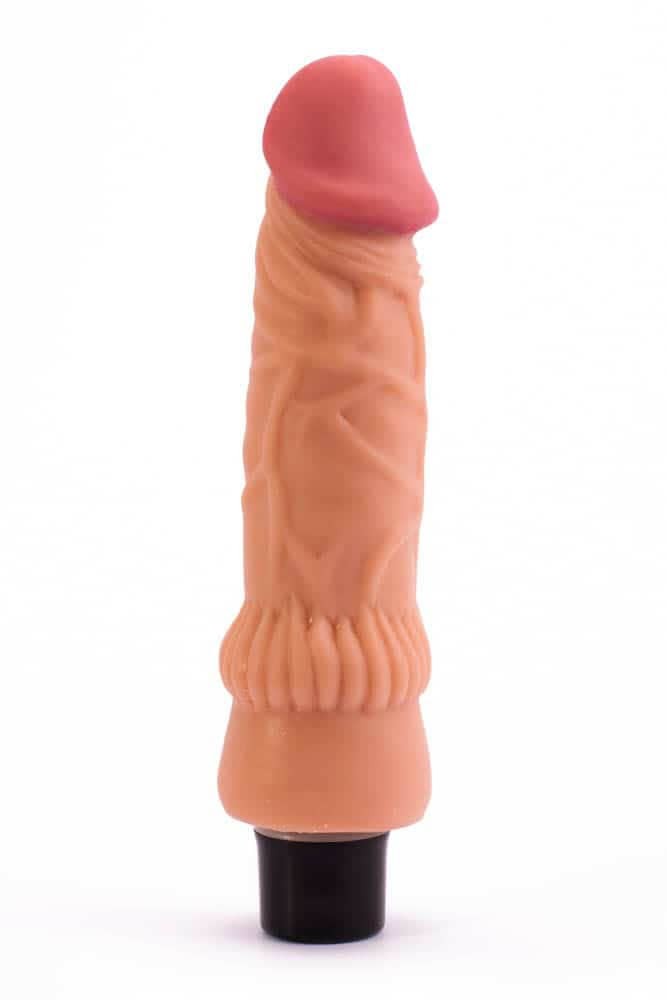 7.8" Real Softee Vibrating Dildo 2