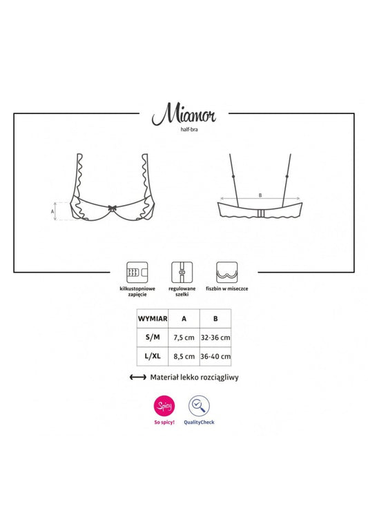 Miamor half-bra L/XL
