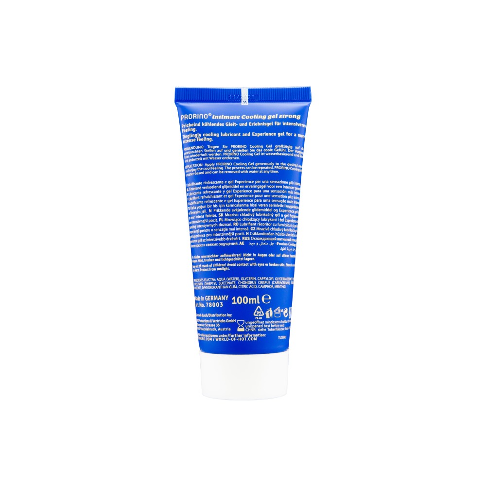PRORINO Cooling Gel "strong" 100 ml