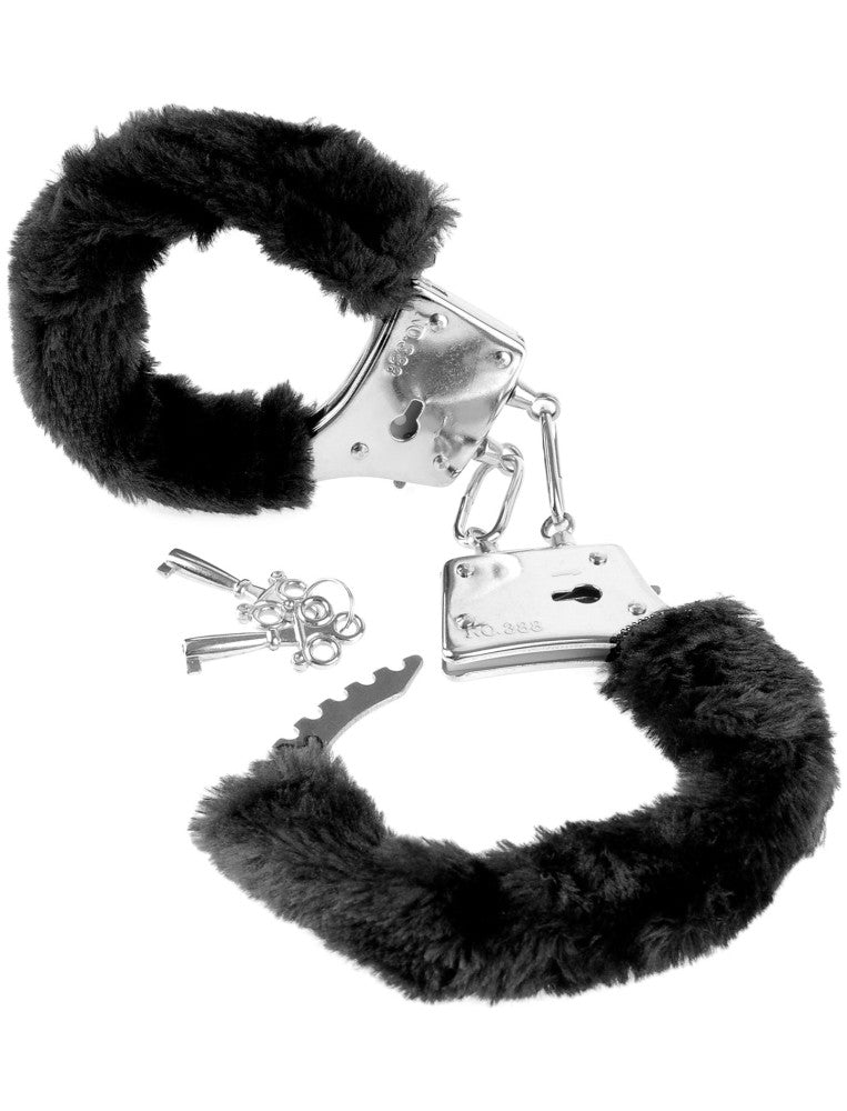 Beginner's Furry Cuffs Black