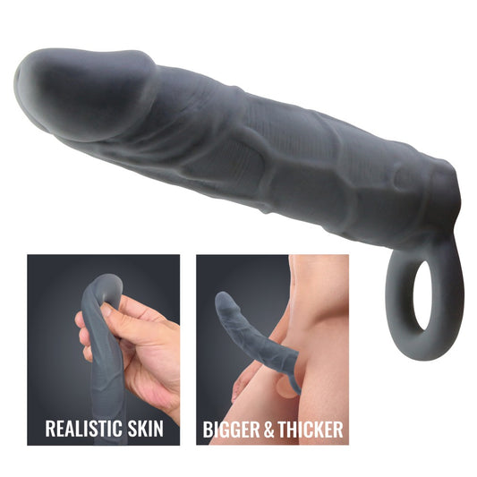 Pretty Love Realistic Penis Sleeve Black III
