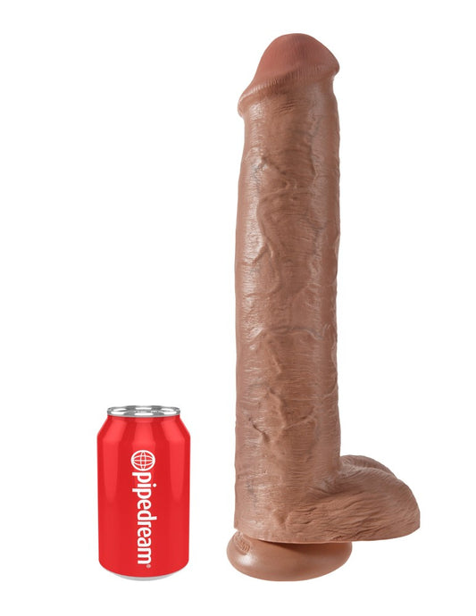 15" Cock with Balls Tan