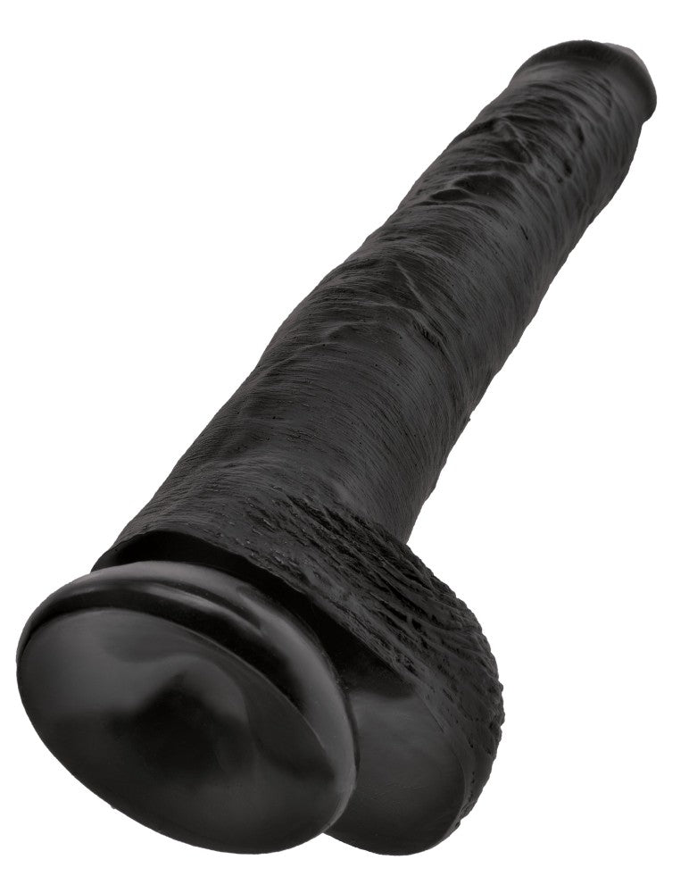 14" Cock with Balls Black