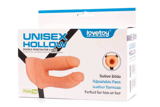 Unisex Hollow Strap On Double Penetration