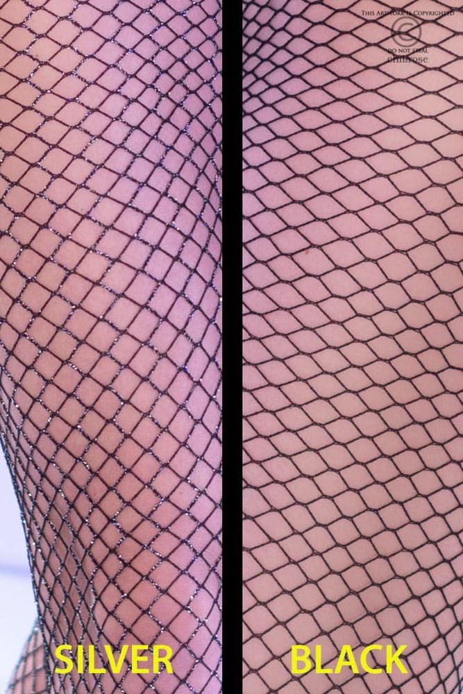 CR 4309 O/S 2 pairs Fishnet pantyhose
