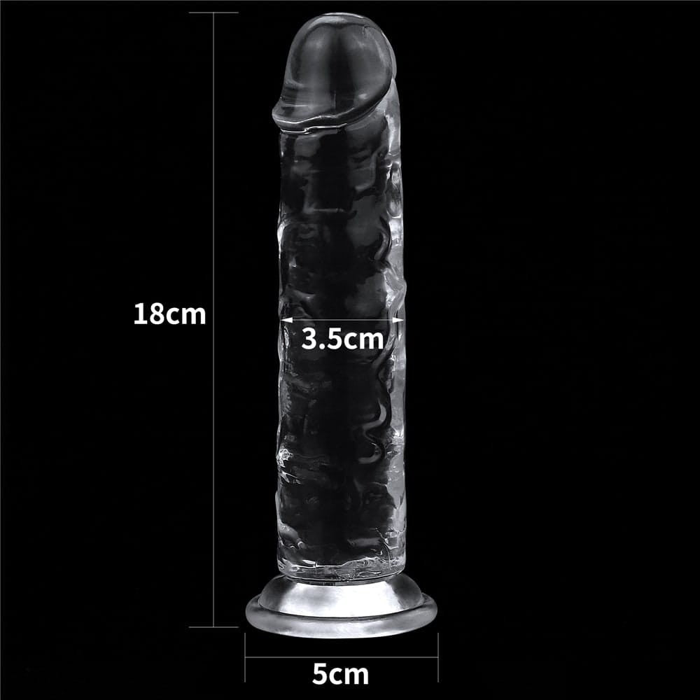 7.0''  Flawless Clear Dildo