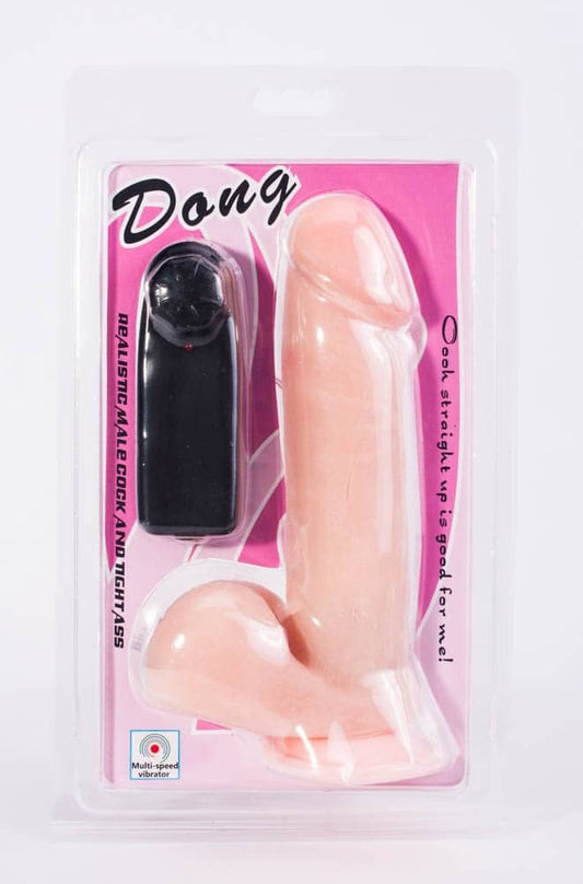 Baile Vibrating Dildo With Remote Control Flesh