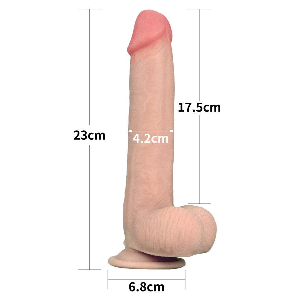 9'' Sliding Skin Dual Layer Dong 1