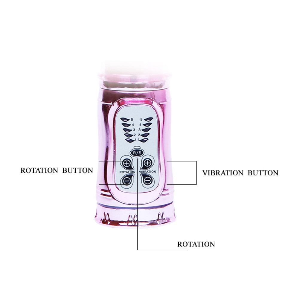 Throbbing Butterfly Vibrator Pink