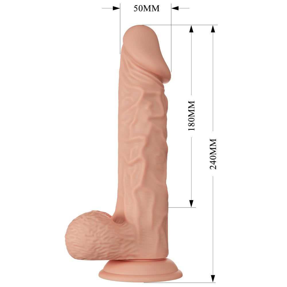 Beautiful Buraq 9,4 " Vibrating Dildo