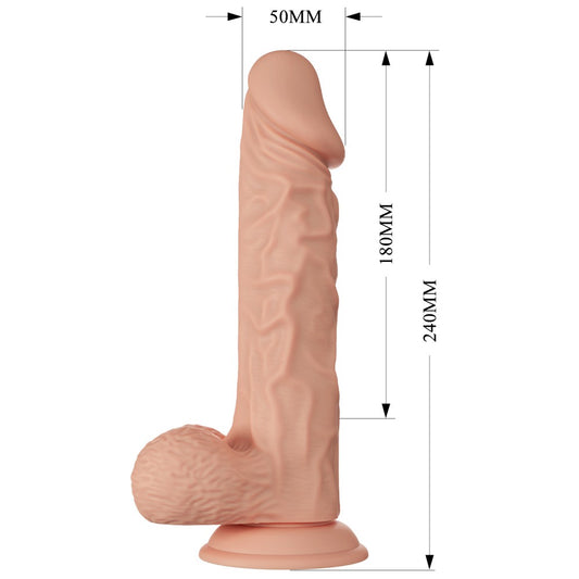Beautiful Buraq 9,4 " Vibrating Dildo