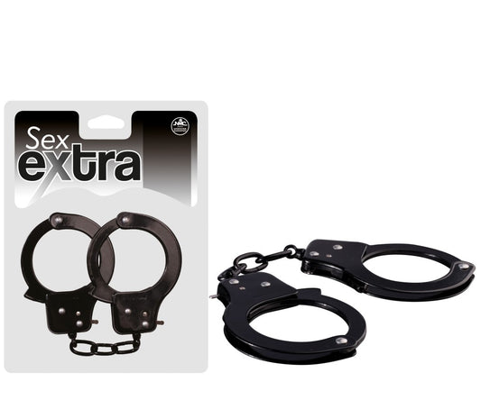 SEX EXTRA - METAL CUFFS BLACK