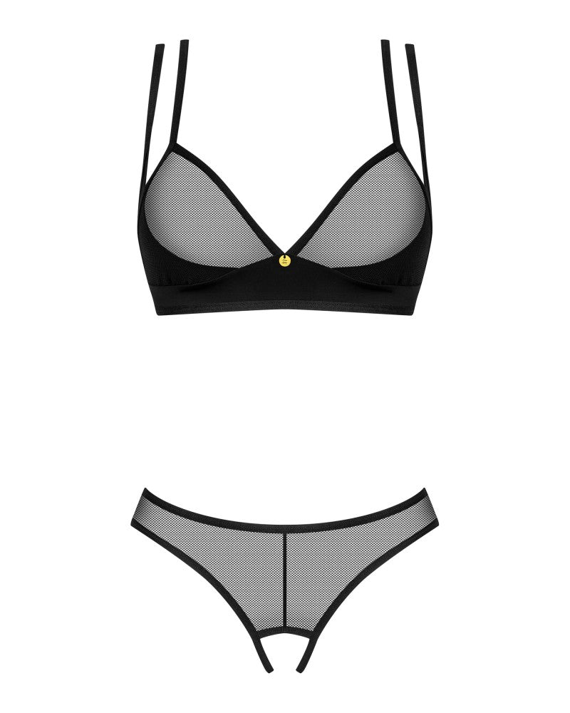 Nesari 2-pcs crotchless set   XS/S