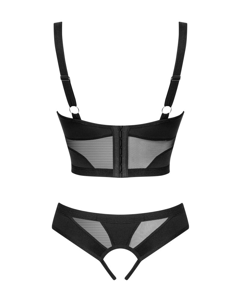 Chic Amoria 2-pcs crotchless set   XS/S