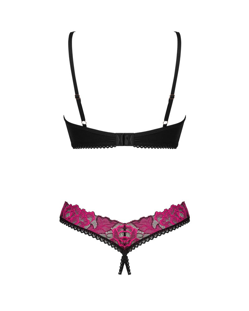 Rosenty 2-pcs crotchless set  M/L