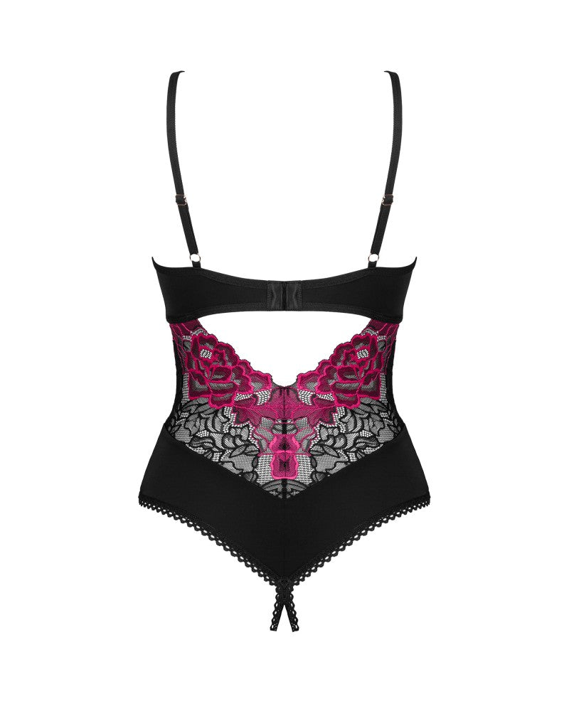 Rosenty crotchless teddy   XS/S