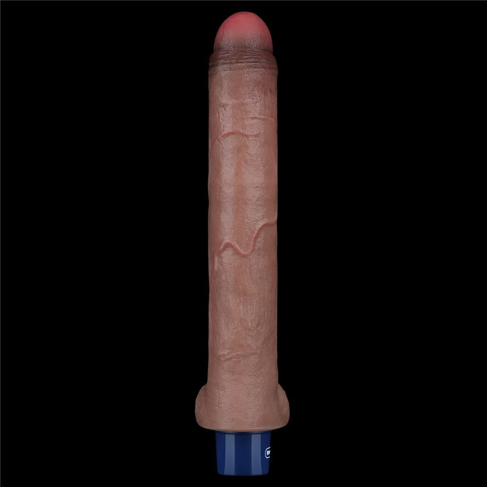 10.5" REAL SOFTEE Rechargeable Silicone Vibrating Dildo