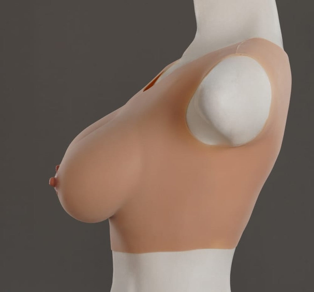 Realistic silicone breastplate C Cup