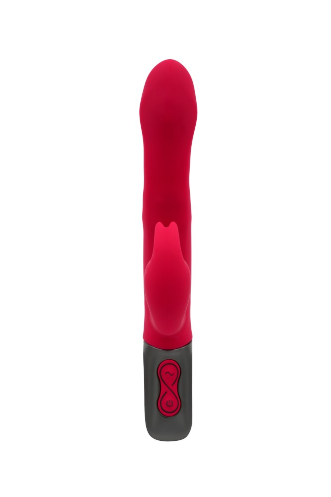 TITANZ 8.5" SILICONE RECHARGEABLE VIBRATOR IN PINK
