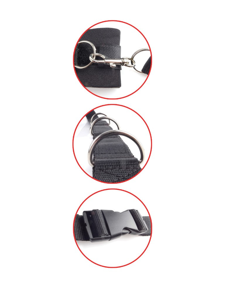 Ultimate Bed Restraint System  Black