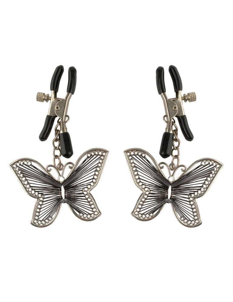 Butterfly Nipple Clamps  Silver