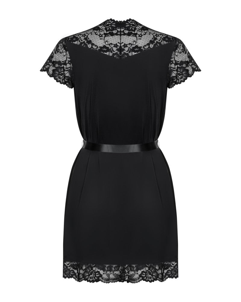 810-PEI-1 peignoir black  L/XL