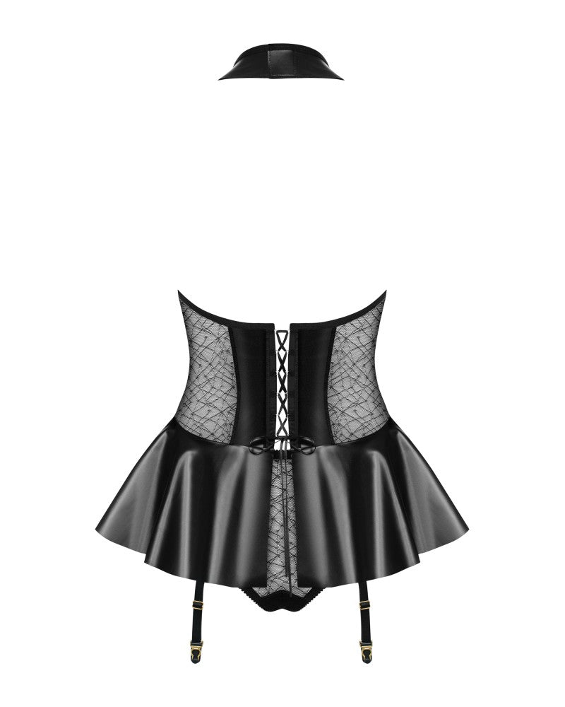 859-COR-1 corset & panties  S/M