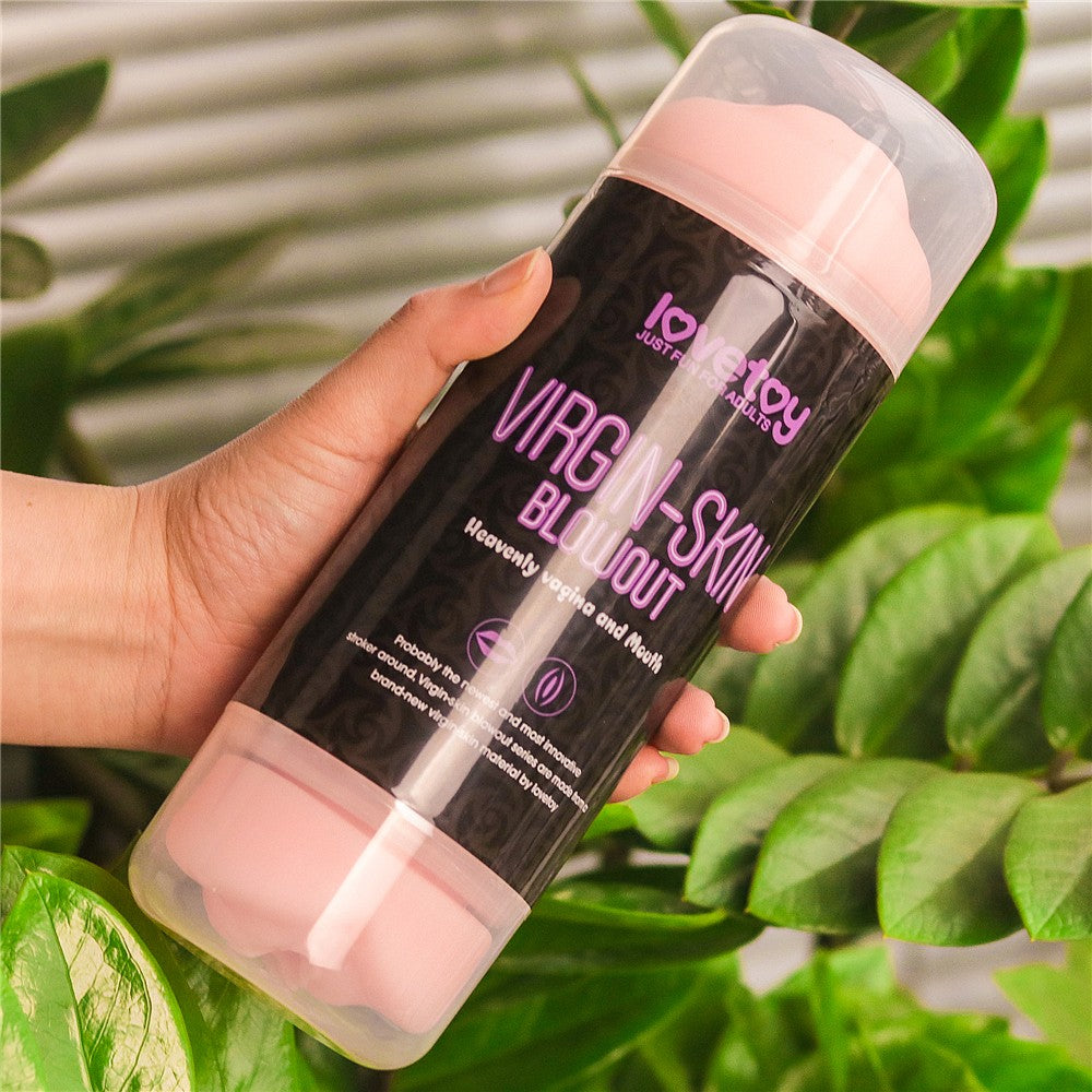 Virgin-skin Blowout Double Side Stroker Vagina and Mouth