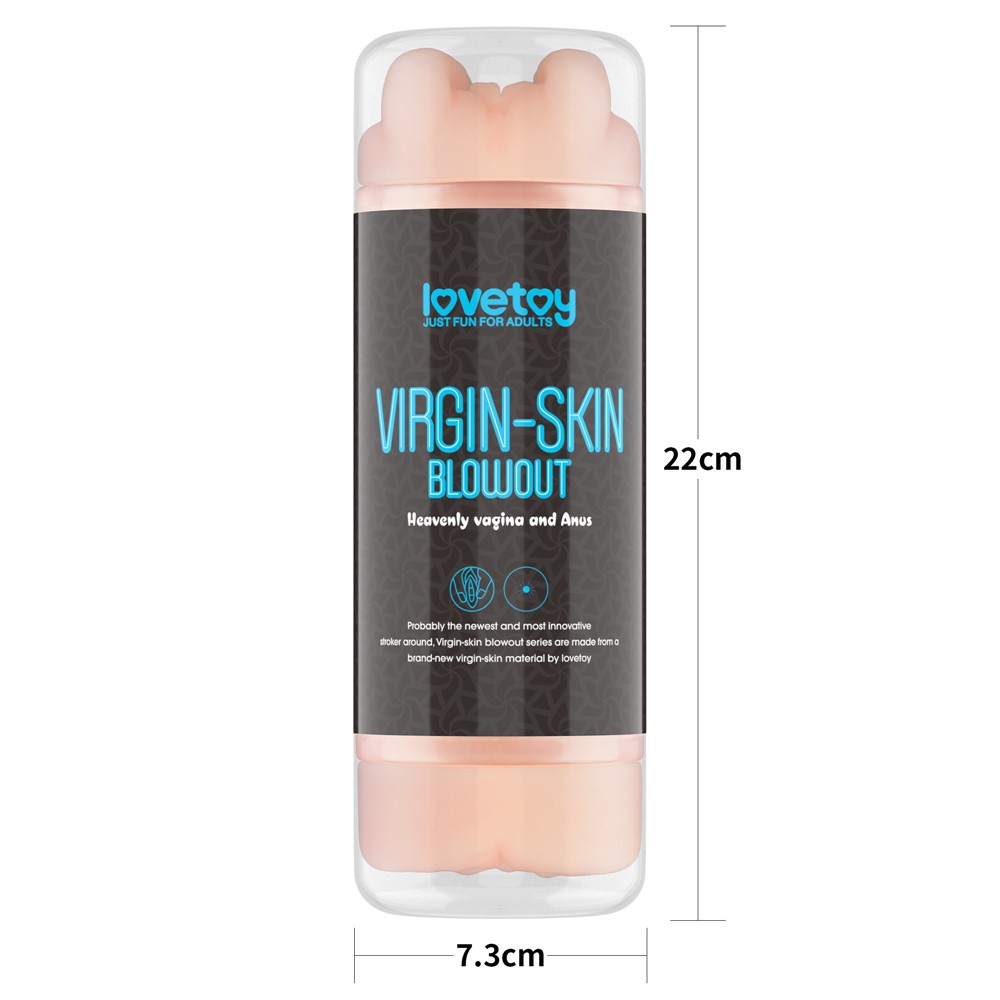 Virgin-skin Blowout Double Side Stroker Vagina and Anus