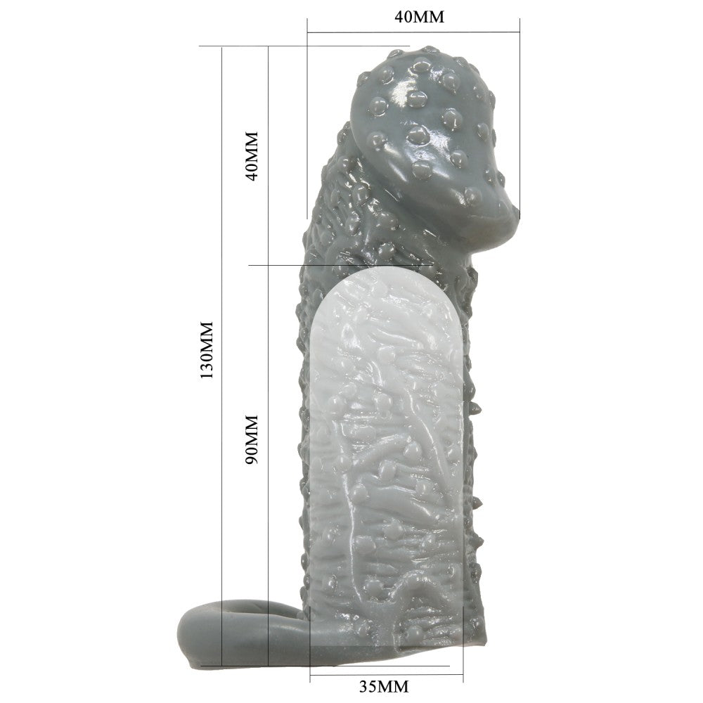 Pretty Love Realistic Penis Sleeve Black II