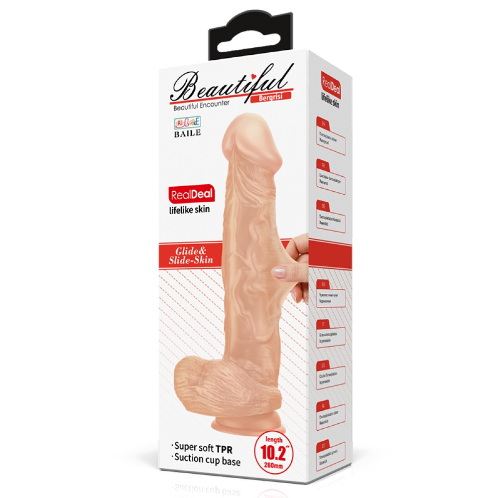 Beautiful Bergrisi 10,2" Dildo Flesh