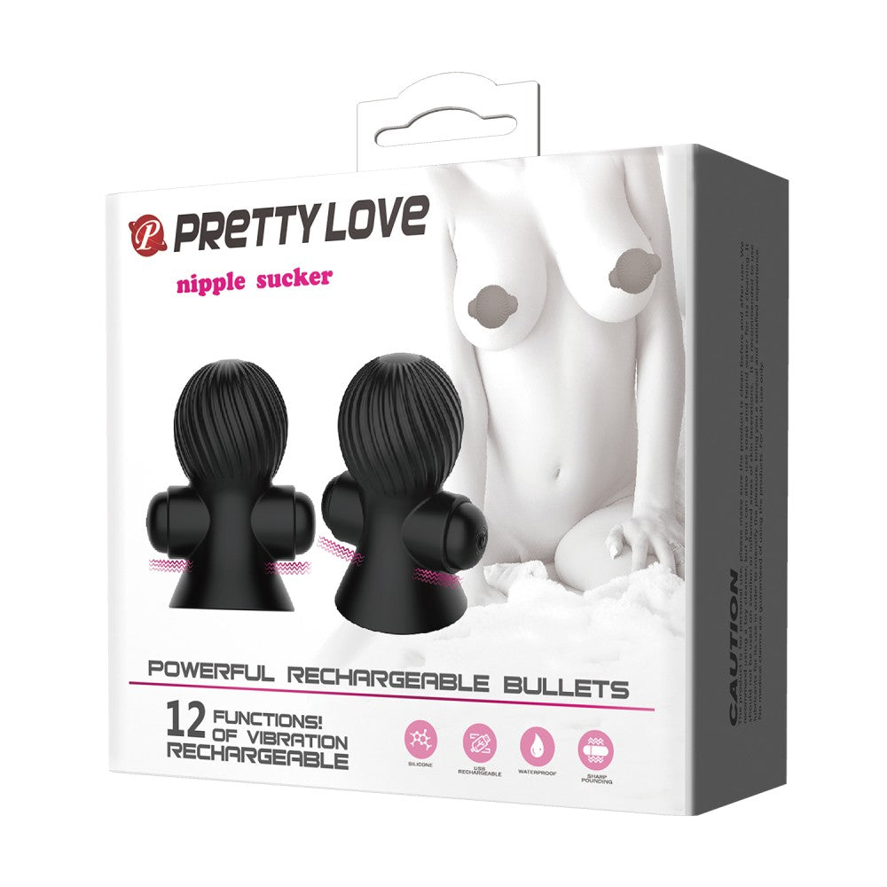 Pretty Love Nipple Sucker Black