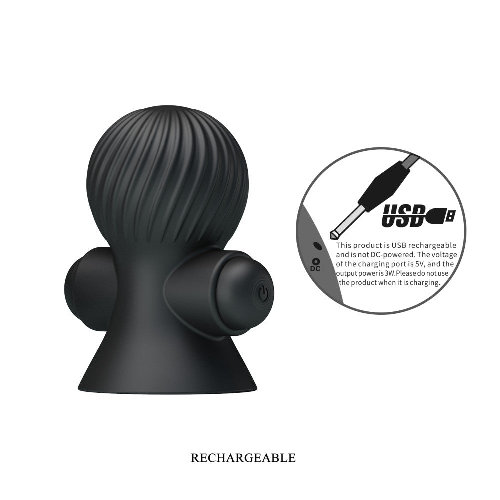 Pretty Love Nipple Sucker Black