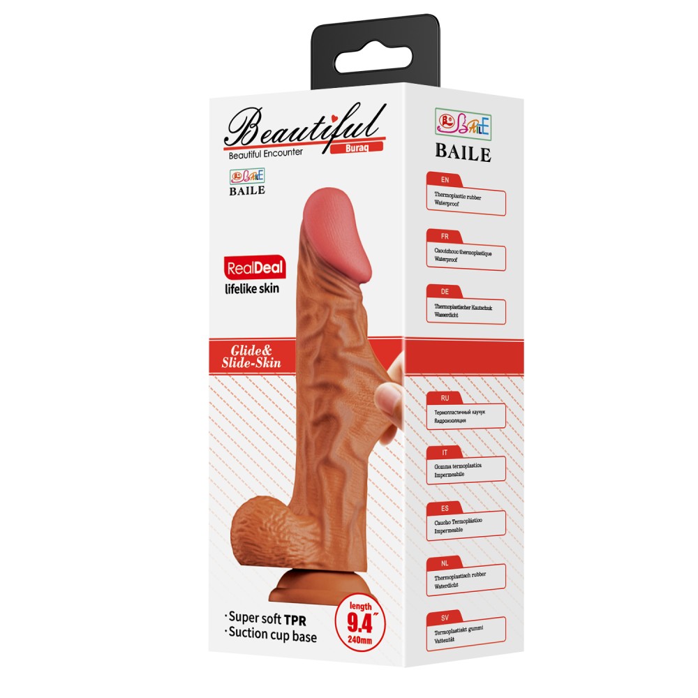 Beautiful Buraq 9,4 " Dildo Brown