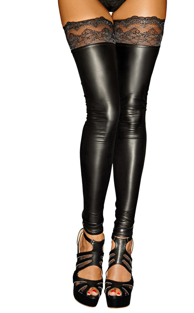 Powerwetlook stockings - S