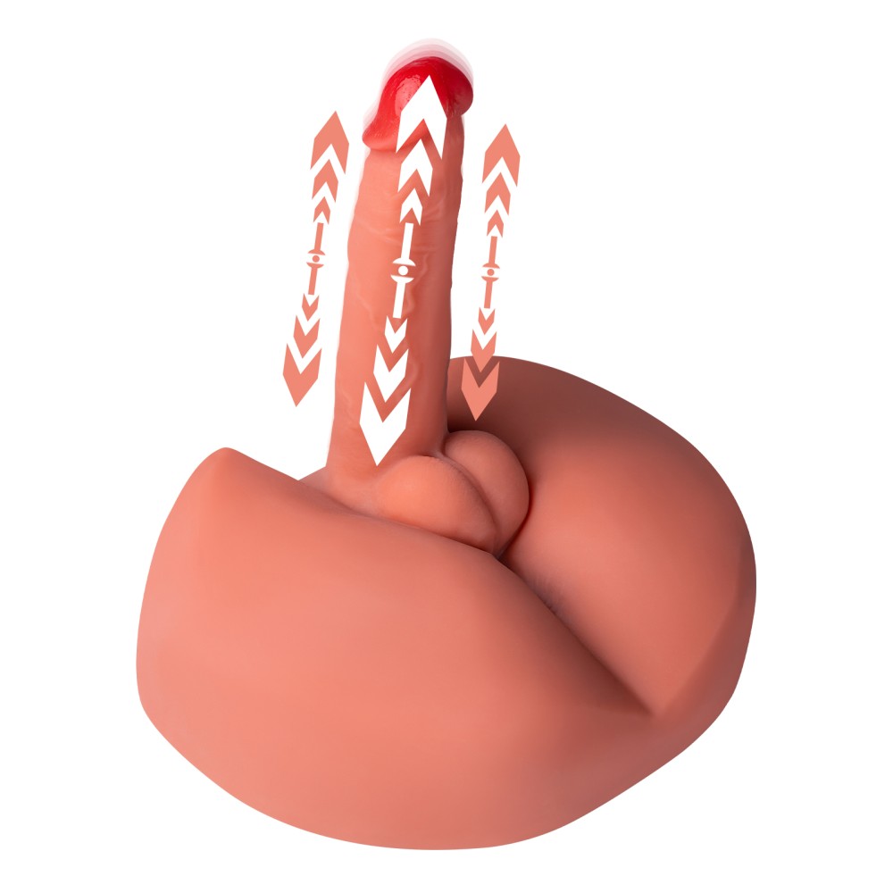 Honey Ass Masturbator and Dildo Thrusting