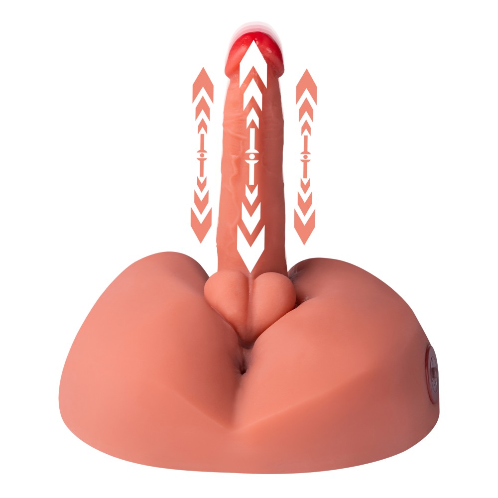 Honey Ass Masturbator and Dildo Thrusting