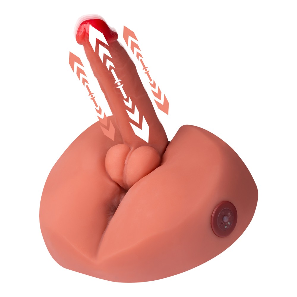 Honey Ass Masturbator and Dildo Thrusting