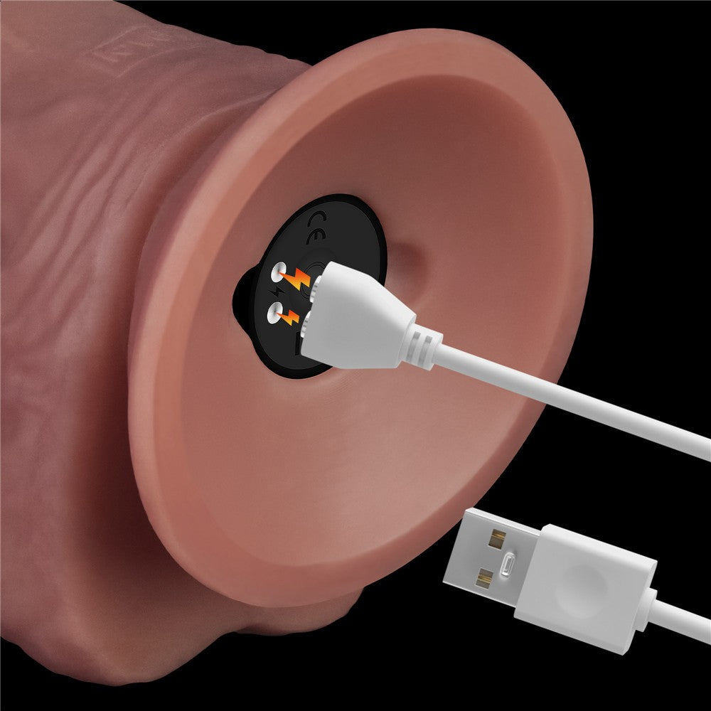 9'' Vibrating Dual Density Power Cock