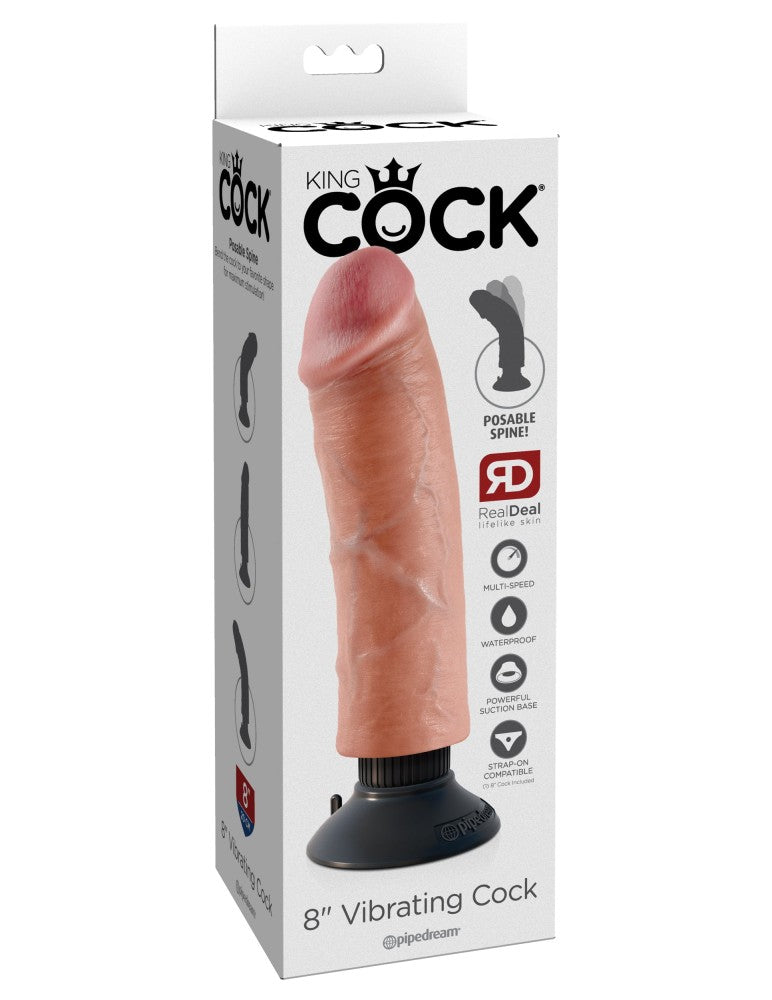 8" Vibrating Cock Light