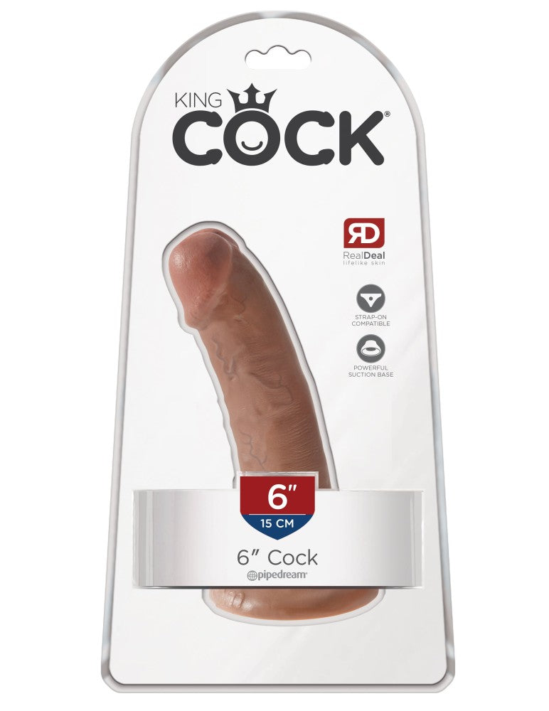 6" Cock  Tan