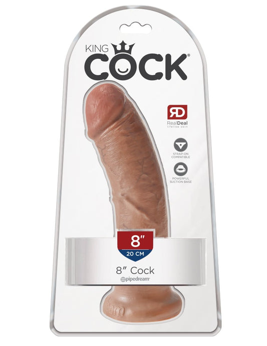 8" Cock  Tan