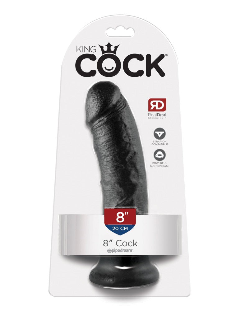 8" Cock  Black