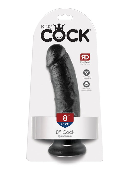 8" Cock  Black