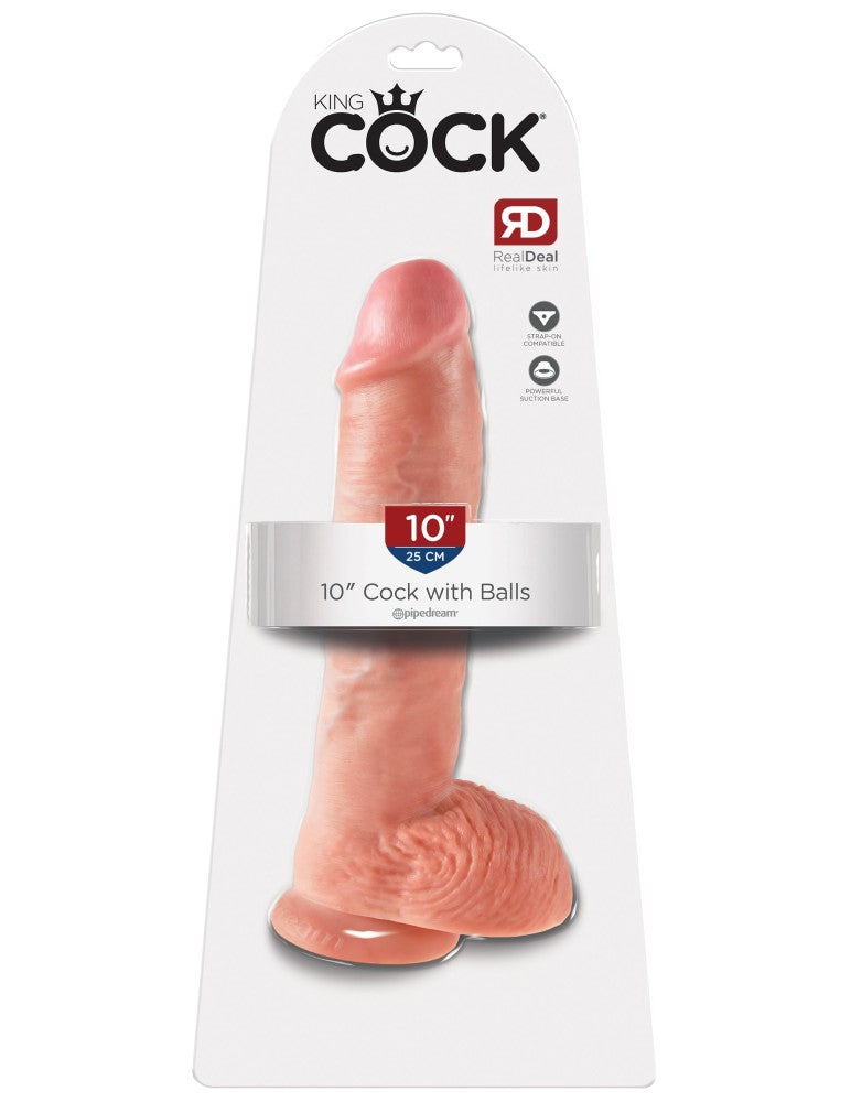 10" Cock with Balls  Light