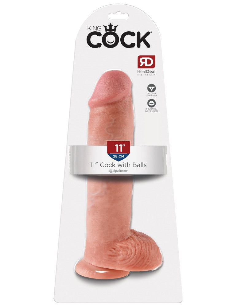 11" Cock with Balls  Light