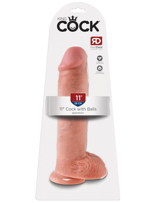11" Cock with Balls  Light