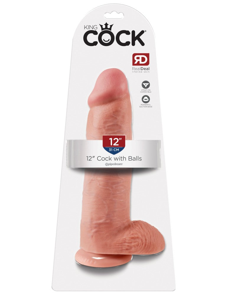 12" Cock with Balls  Light