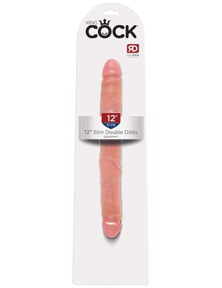 12" Slim Double Dildo Light