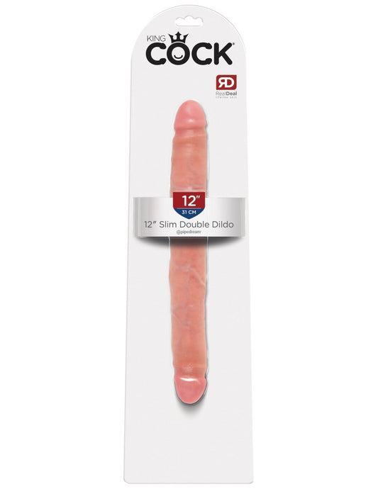 12" Slim Double Dildo Light